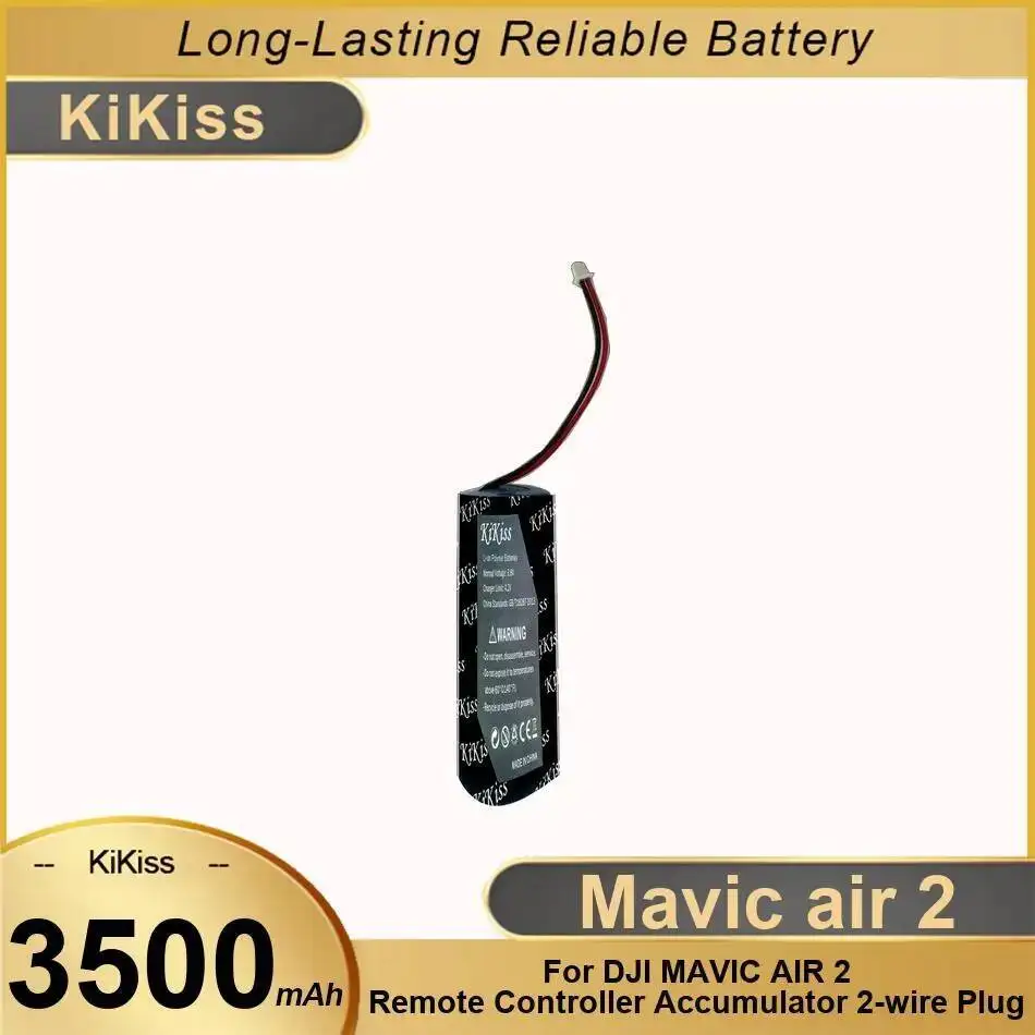 

Прочный аккумулятор для дрона, 3500 мАч для пульта дистанционного управления Dji Mavic Air 2, аккумулятор, 2-проводная вилка, надежное питание