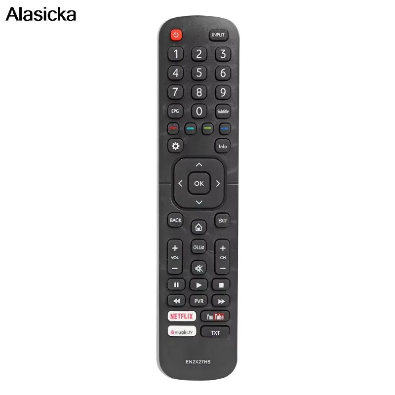 

EN2X27HS Universal Remote Control for HISENSE Smart TV LEDD50K300P H40M3300 H43M3000 HE43K300UWTS HE49K300UWTS HE50K3300UWTS TV