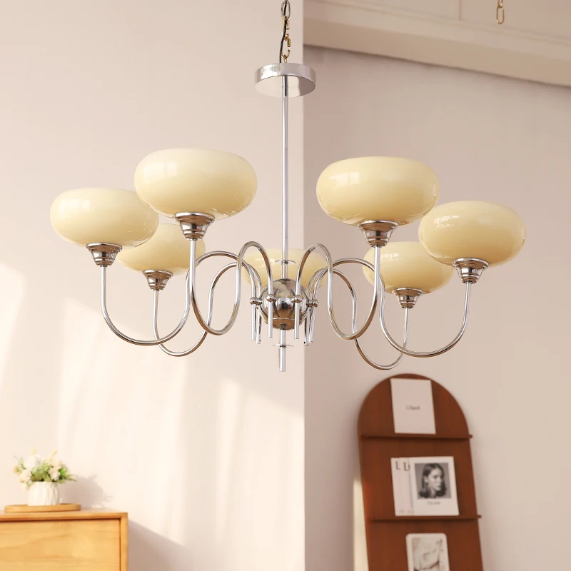 SANDYHA Nordic Cloud Pendant Light Adjustable Suspension Rods Living Room Bedroom Restaurant Decor Modern Lighting