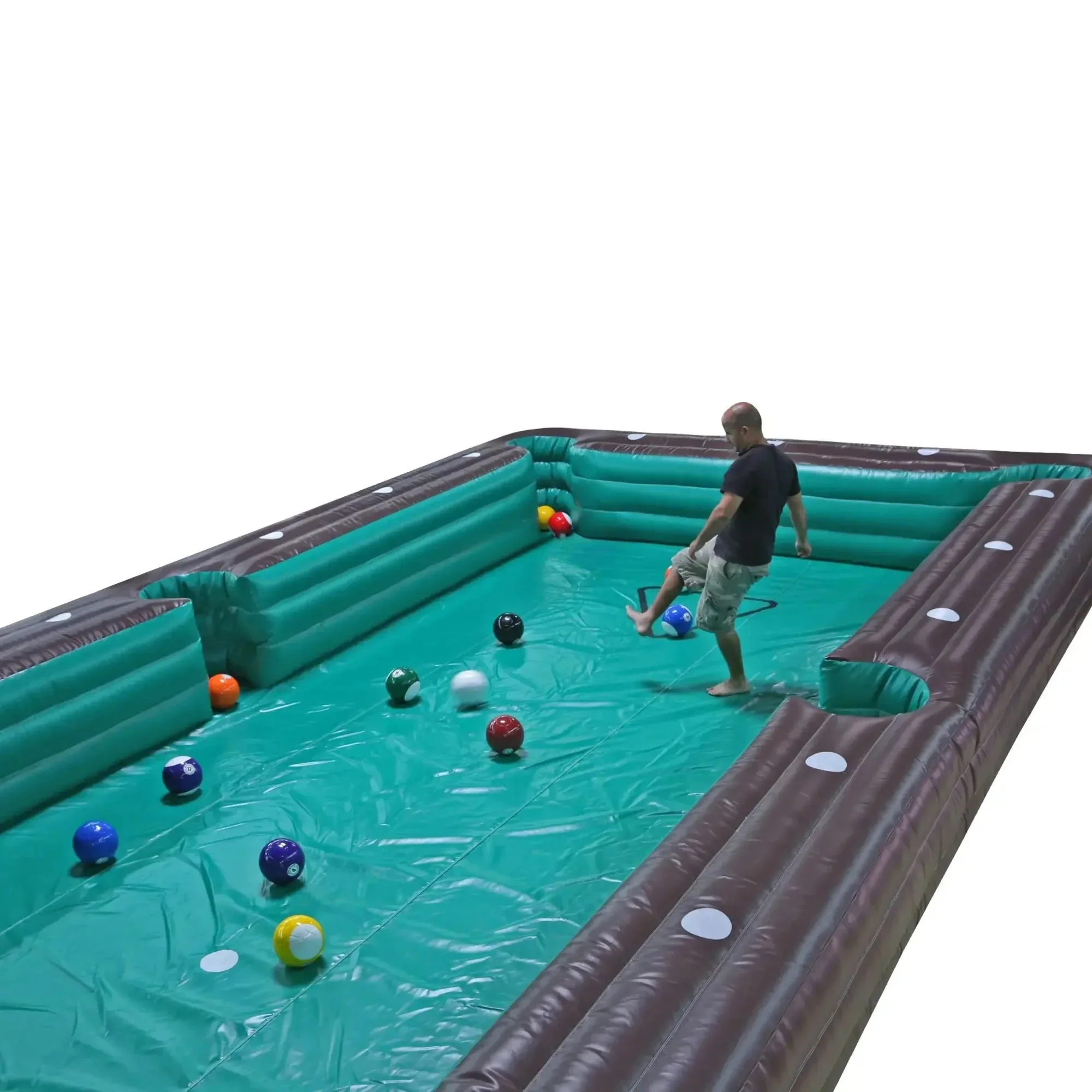 New Snooker Inflatable Pool Table Snooker Soccer Football Billiard Game Snooker Balls Table Snookball Game Soccer Ball