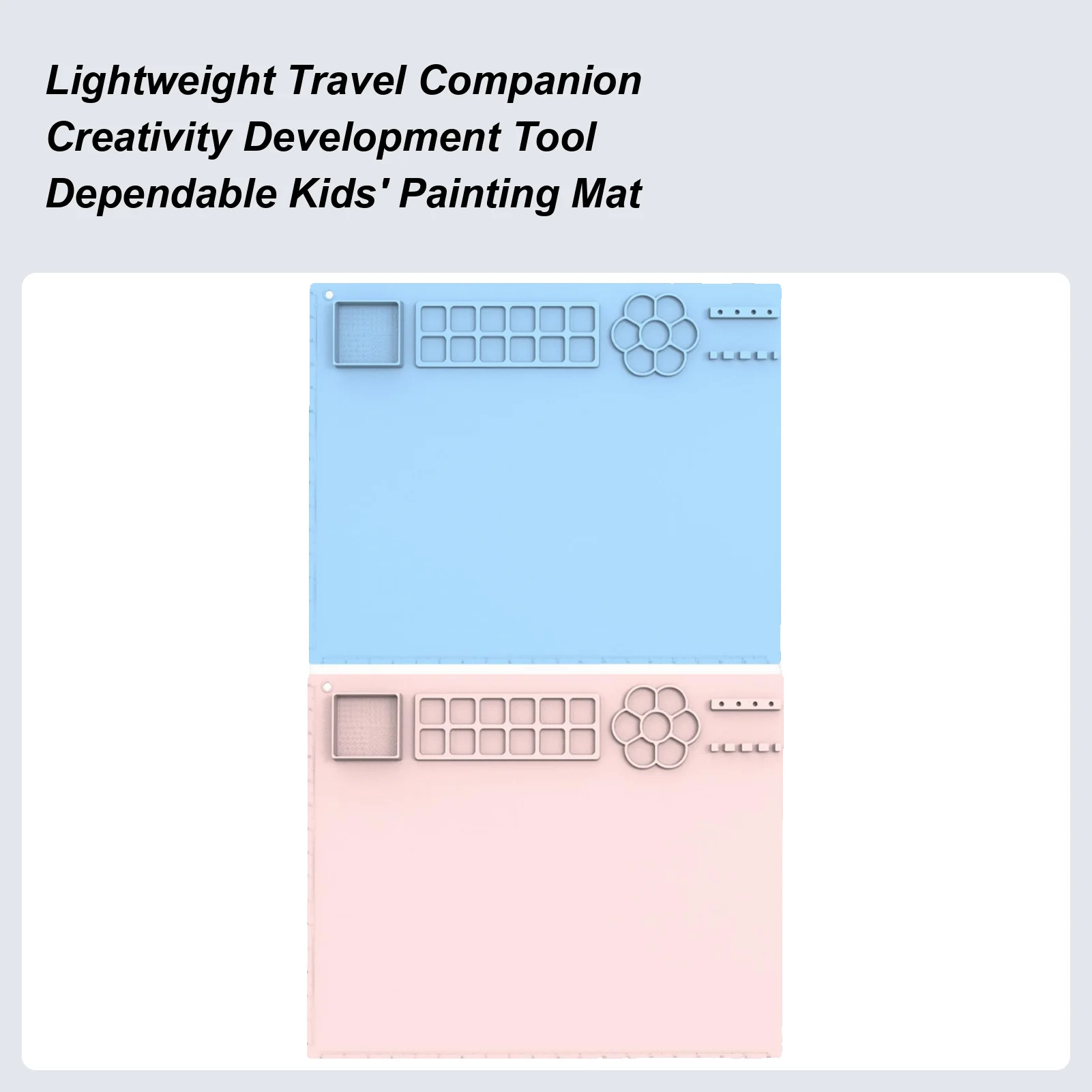 

Silicone Art Mat Washable Anti-Slip Painting Art Mat For Kids For Artist Boys Girls Students Home Classroom Kindergarten Road