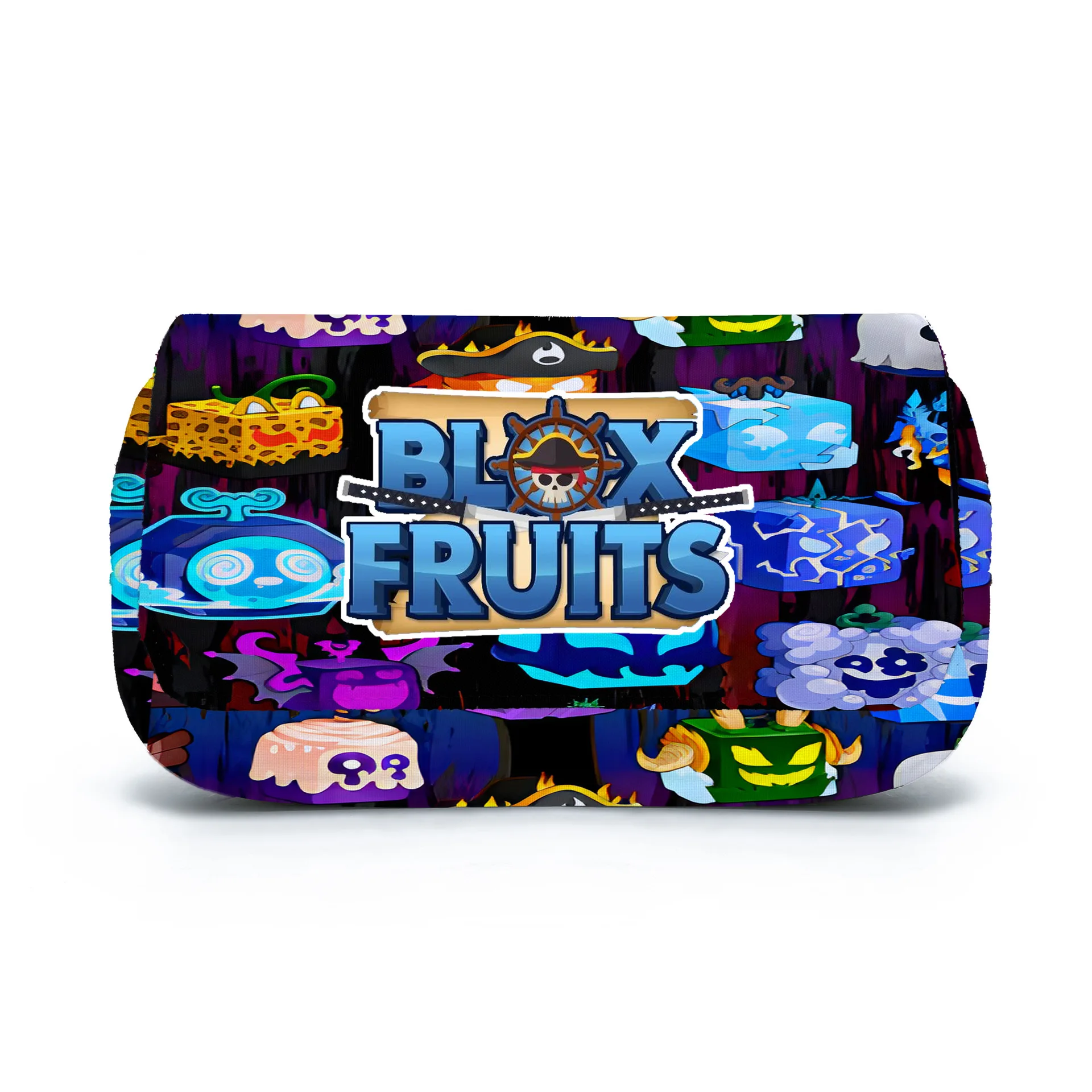 ROBLOX Blox Fruits Children\'s Pencil Case Primary School Students Cartoon Game Pencil Case Cartoon School Bag Mochila