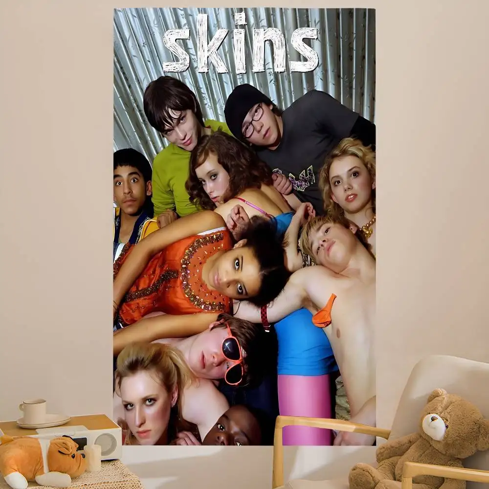 SKINS TV  Cartoon Tapestry Art Science Fiction Room Home Decor Wall Hanging Sheets