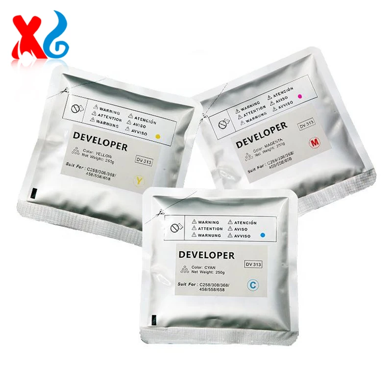 Original DV313 DV 313 Developer For Konica Minolta Bizhub C308 C368 C458 C558 C658 C 258 308 368 458 558 658 CMYK 250G