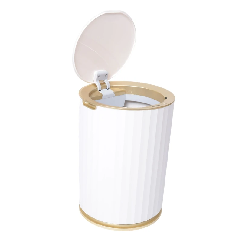 سلة المهملات سلة المهملات الذكية الاستشعار سلة المهملات للمطبخ الحمام سلة المهملات غرفة المعيشة العائلية الشقوق سلة المهملات ، البطارية