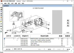 2023 Honda EPC Asia Parts catalog query software