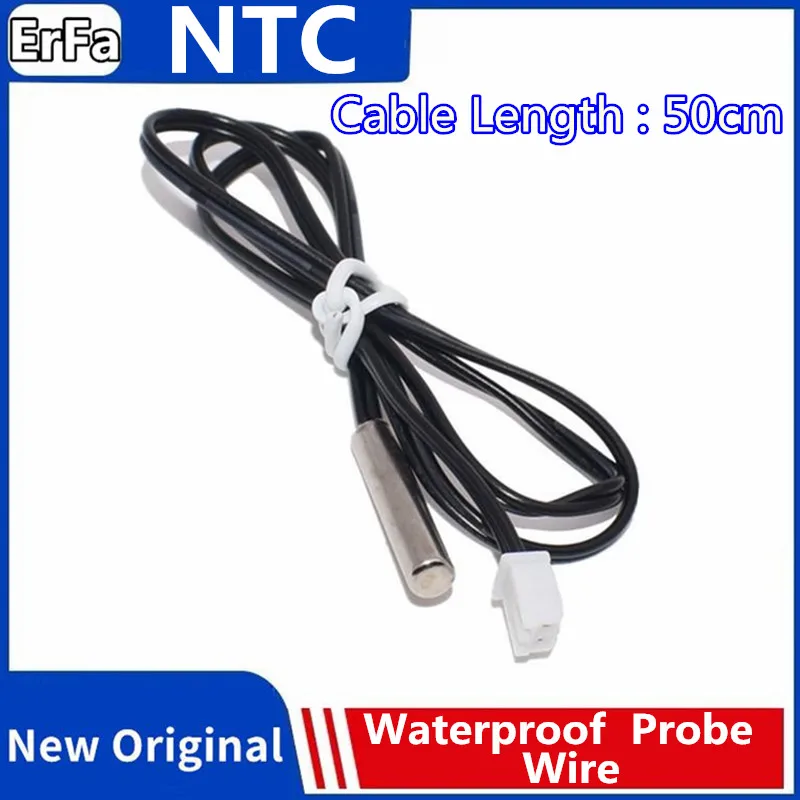 1PCS 50cm NTC Thermistor Temperature Sensor B3950 2K 5K 10K 15K 20K 50K 100K 1% Air probe conditioning probe For Arduino W1209