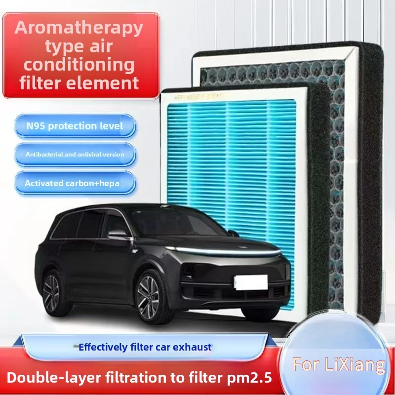 Car Aromatherapy Air Conditioner Filter Replacement For Li Lixiang L6 L7 L8 L9 I6 I8  Antibacterial AC Filter Interior Accessory