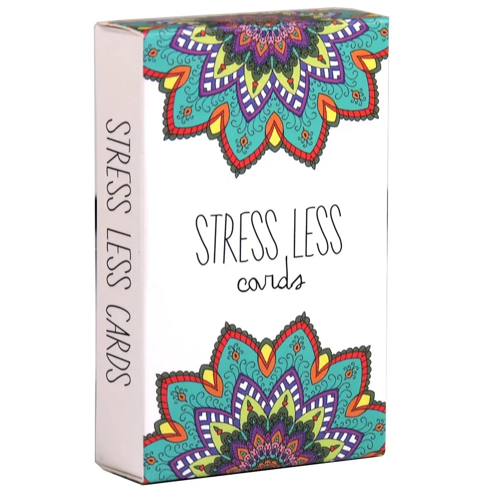 Stress Less Cards 50 Mindfulness Meditation Exercises Helps Relieve Stress And Anxiety The Original Deck Card