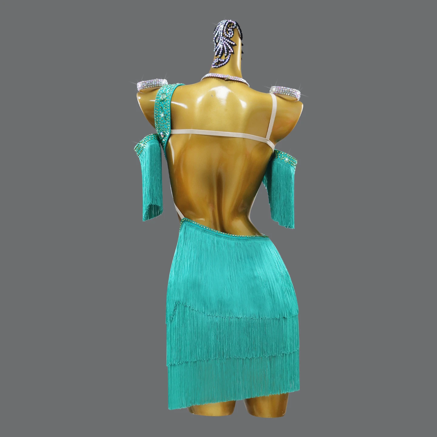 Costume de danse pour filles, robe latine pour femmes, vêtements d'entraînement de bal, spectacle de salle de bal, Costume à franges pour fêtes de carnaval pour enfants, 2025