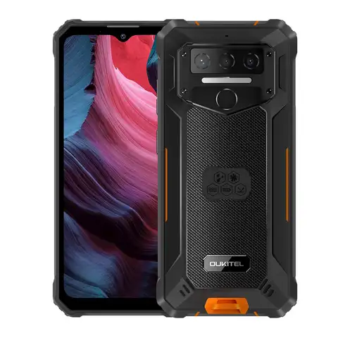 Oukitel WP23 Plus 견고한 스마트폰 8GB+256GB 10600mAh 배터리 6.52인치 Android 14 Unisoc T606 옥타 코어 13MP 카메라 NFC