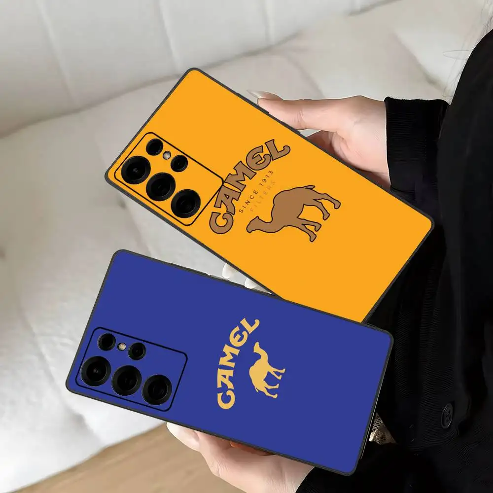 Vintage Camel Cigarettes Phone Case For Samsung S 24 fe 25 Ultra plus 20 lite 21 30 22 23 24 22 Ultra 5G Fundas view 3