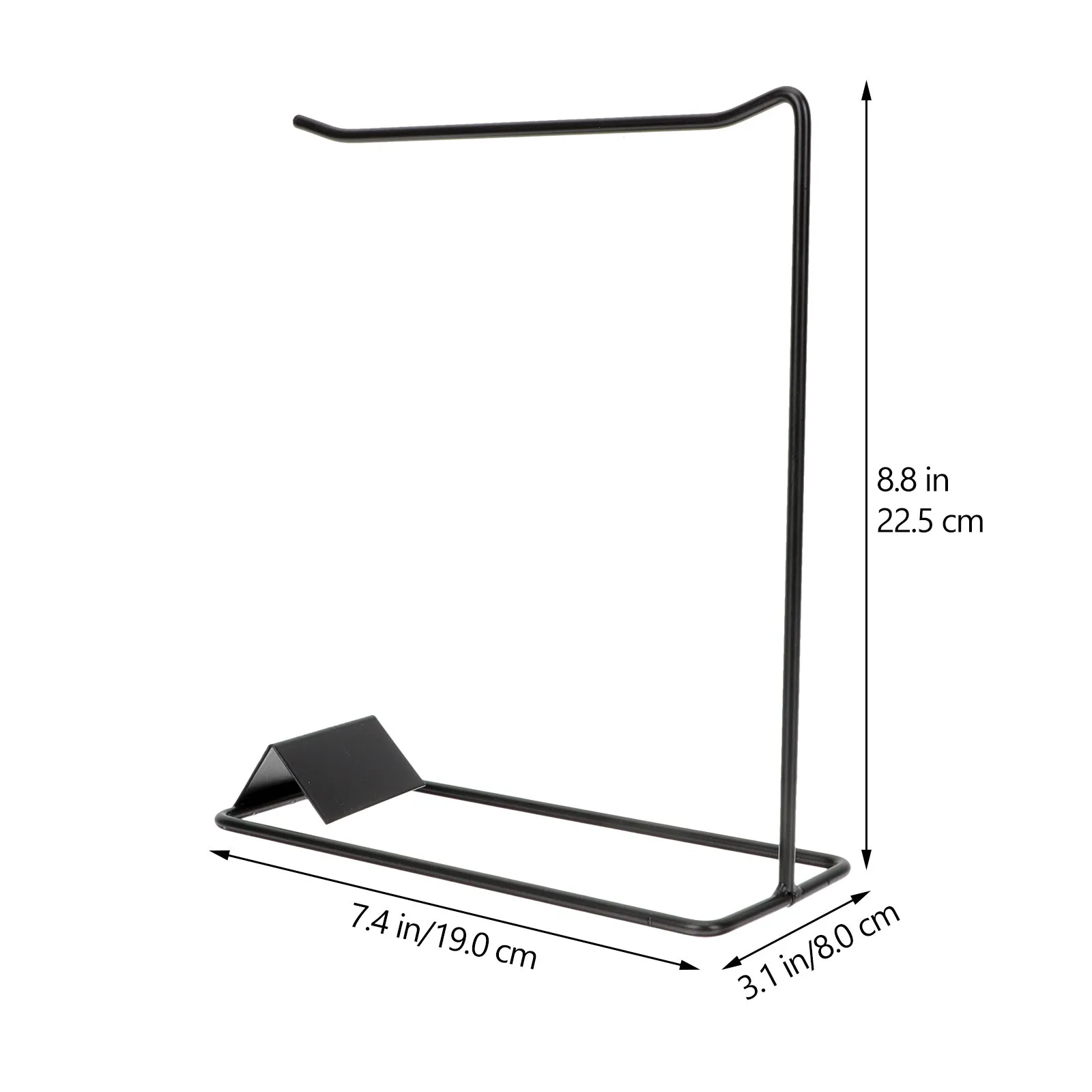 Iron Jewelry Organizer Hanging Metal Earring Display Rack Durable Necklace Bracelet Holder Practical Jewelry Showing Stand