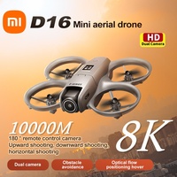 Xiaomi D16 Mini Drone 8k HD Camera ESC Aerial Drone Air Pressure Fixed Height Pocket Obstacle WiFi Light Flow UFO Rc Quadcopter