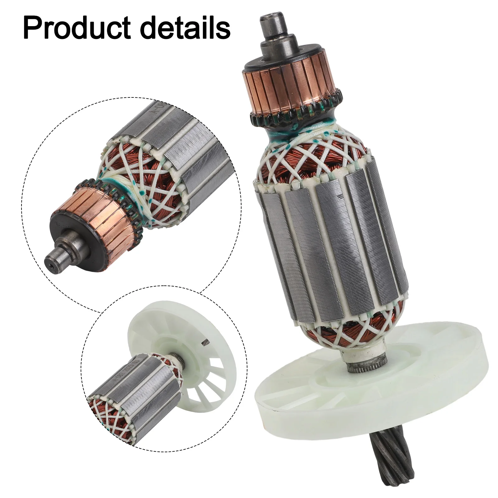 

7 Tooth Armature Replacement for HM0810 For Electric Rotary Hammer AC220V-240V For ROTOR Anchor Motor Component