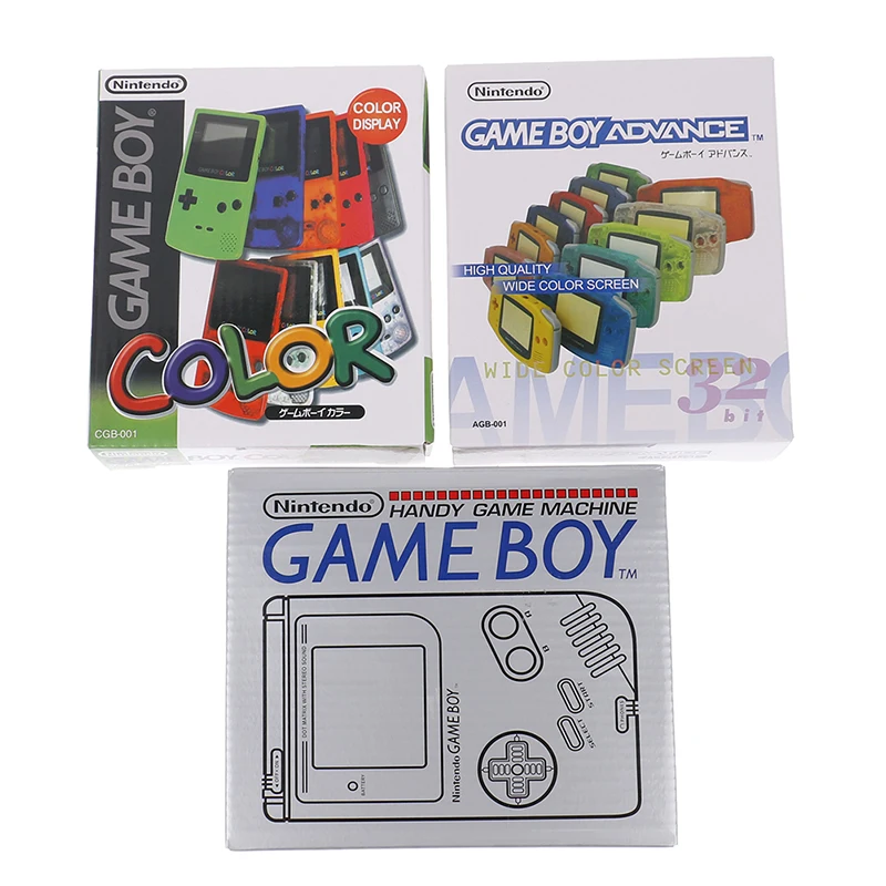 1PC For GBA/GBC/GBA SP/GB DMG Game Console New Packing Box Carton for Gameboy Advance New Packaging protect box