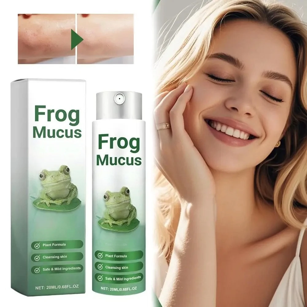 Frog mucus skin care spray astringent toner oil control desalinating pore blocking moisturizing toner