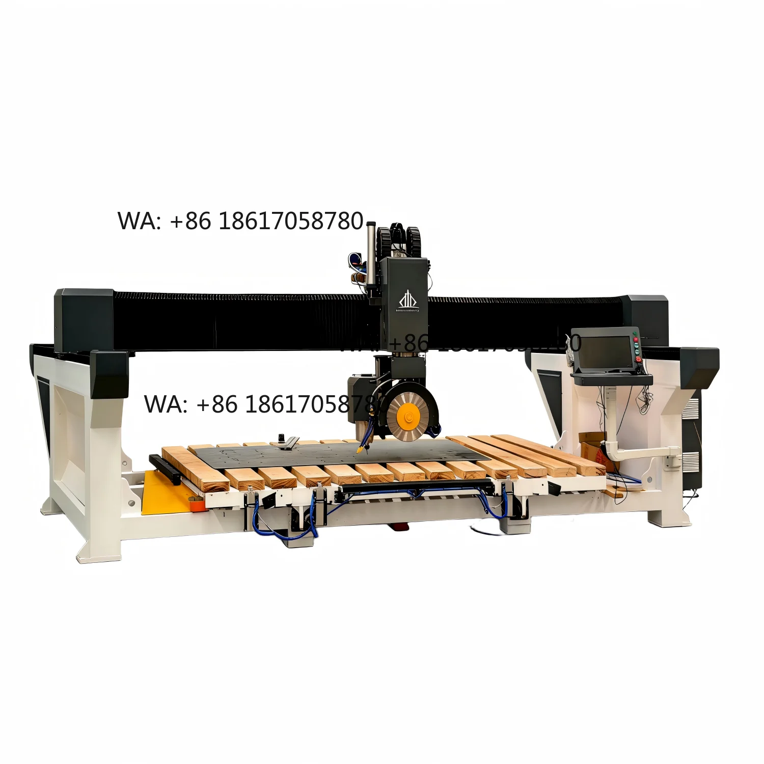 5-Axis Stone Cutting Machine for Kitchen Countertop Floor Tile Wall Tile 3200*2000mm Granite Marble Quartz Tile Stone CNC Router