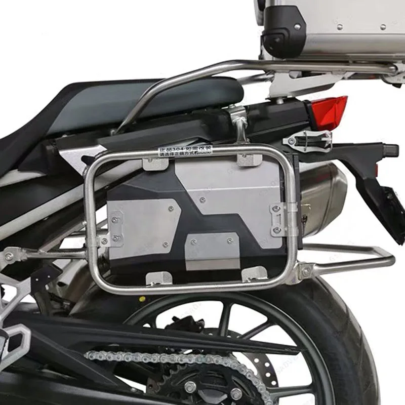 For BMW F750GS F850GS 2018-2019 Plastic + Stainless Steel 5 Liters Side Box Bracket Capacity Of Box Toolbox Suitable