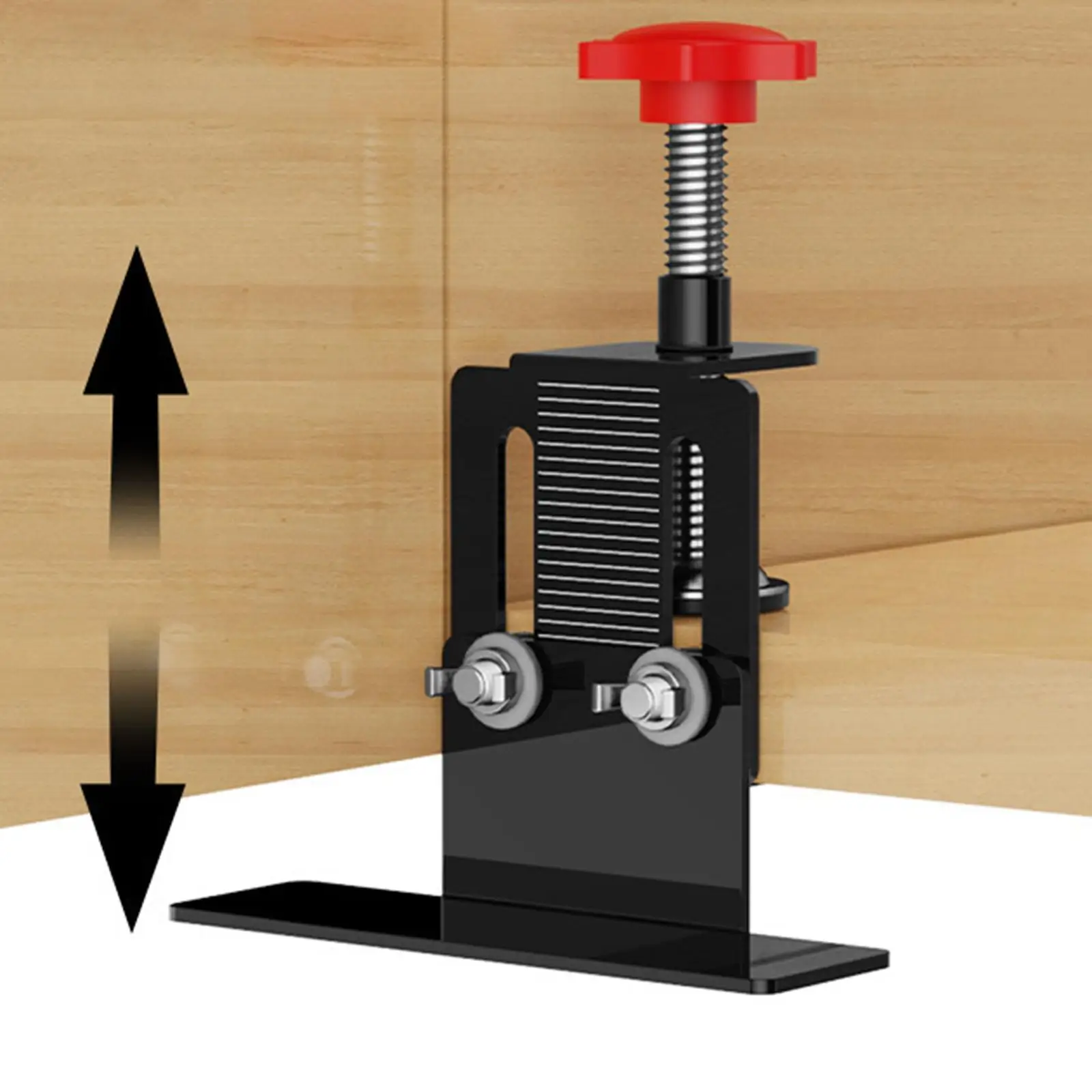 

Cabinet Door Installation Positioners Mounting Jig Replace Pats Professional Sturdy Versatile for 5-50 mm Board Carbon Steel