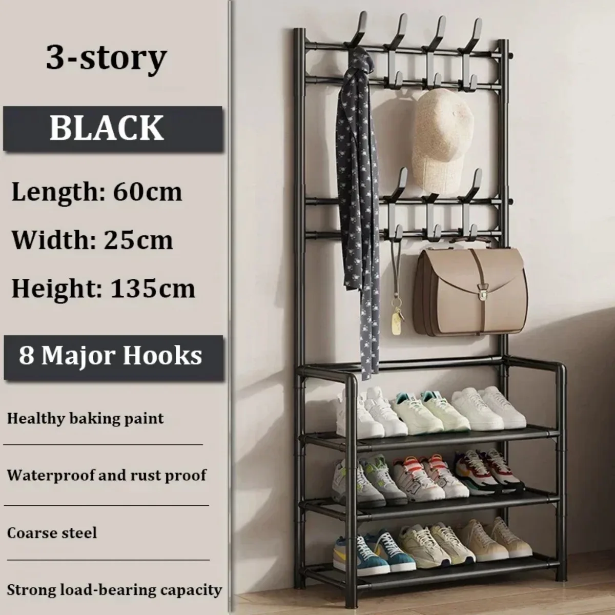 Multilayer Shoe Rack Multifunctional Hanging Bag Shelf Bag Hanger Dormitory Household Shoebox Shoerack Furniture Storage Shelf