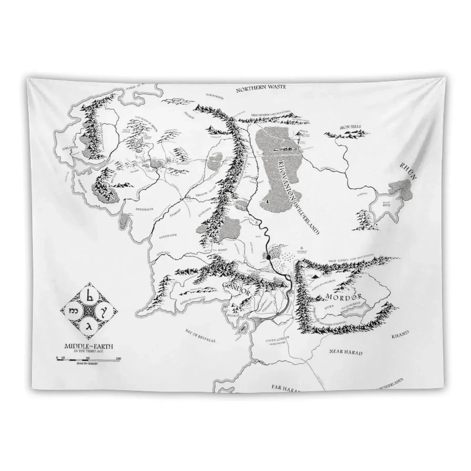 

Fantasy Map Tapestry Decoration Pictures Room Wall Tapete For The Wall House Decor Tapestry