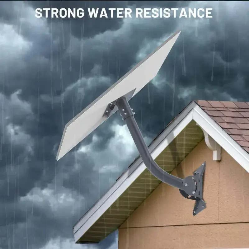 Per Starlink V4 Gen 3 Kit di montaggio a parete per Starlink Adattatore per tubo piegato e staffa di installazione Rack per montaggio a parete esterno sul tetto