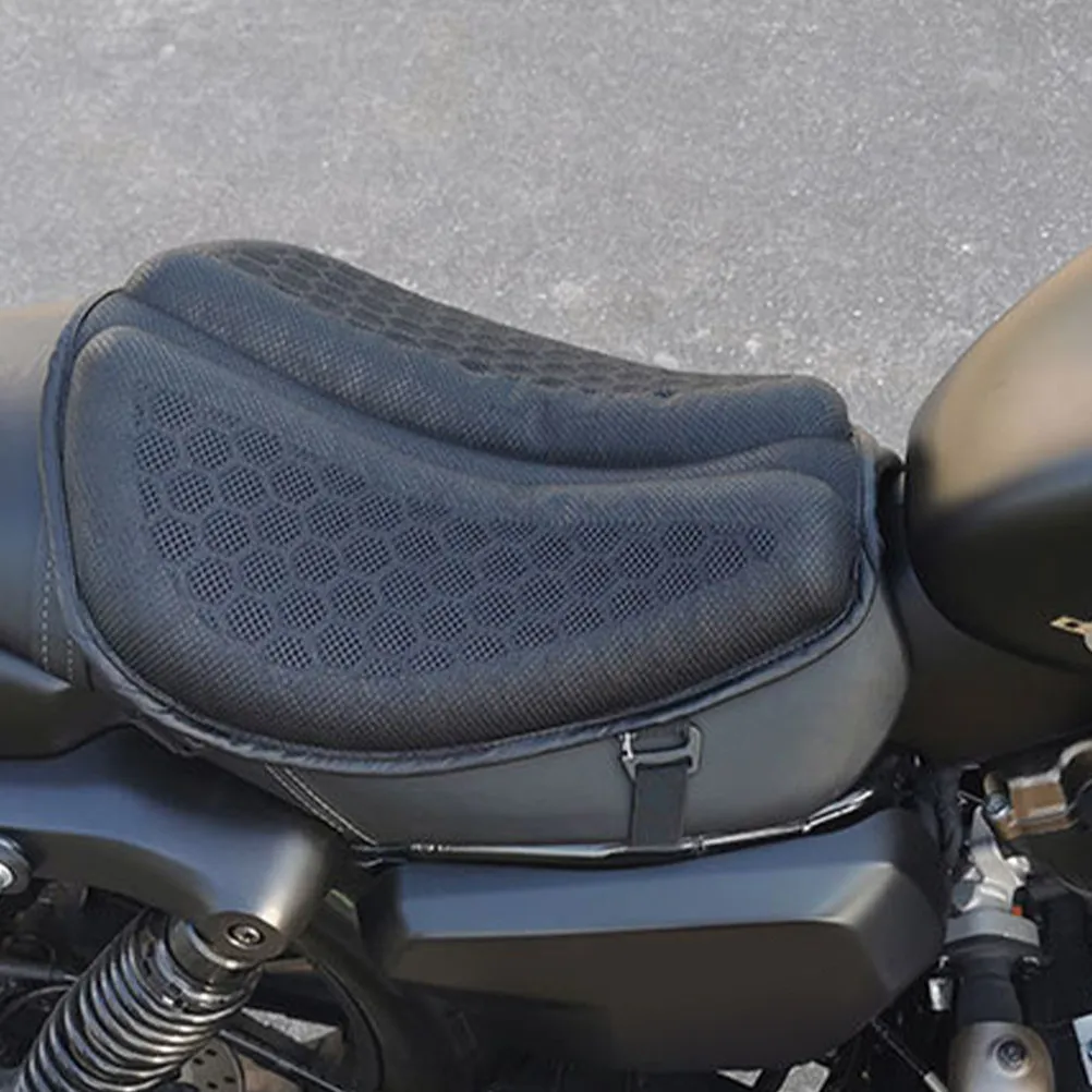 

Motorbike Seat Pad Breathable Shockproof Durable Soft Motorcycle Seat Cushion Comfortable Pad Mesh Cover Motorbike Cushion