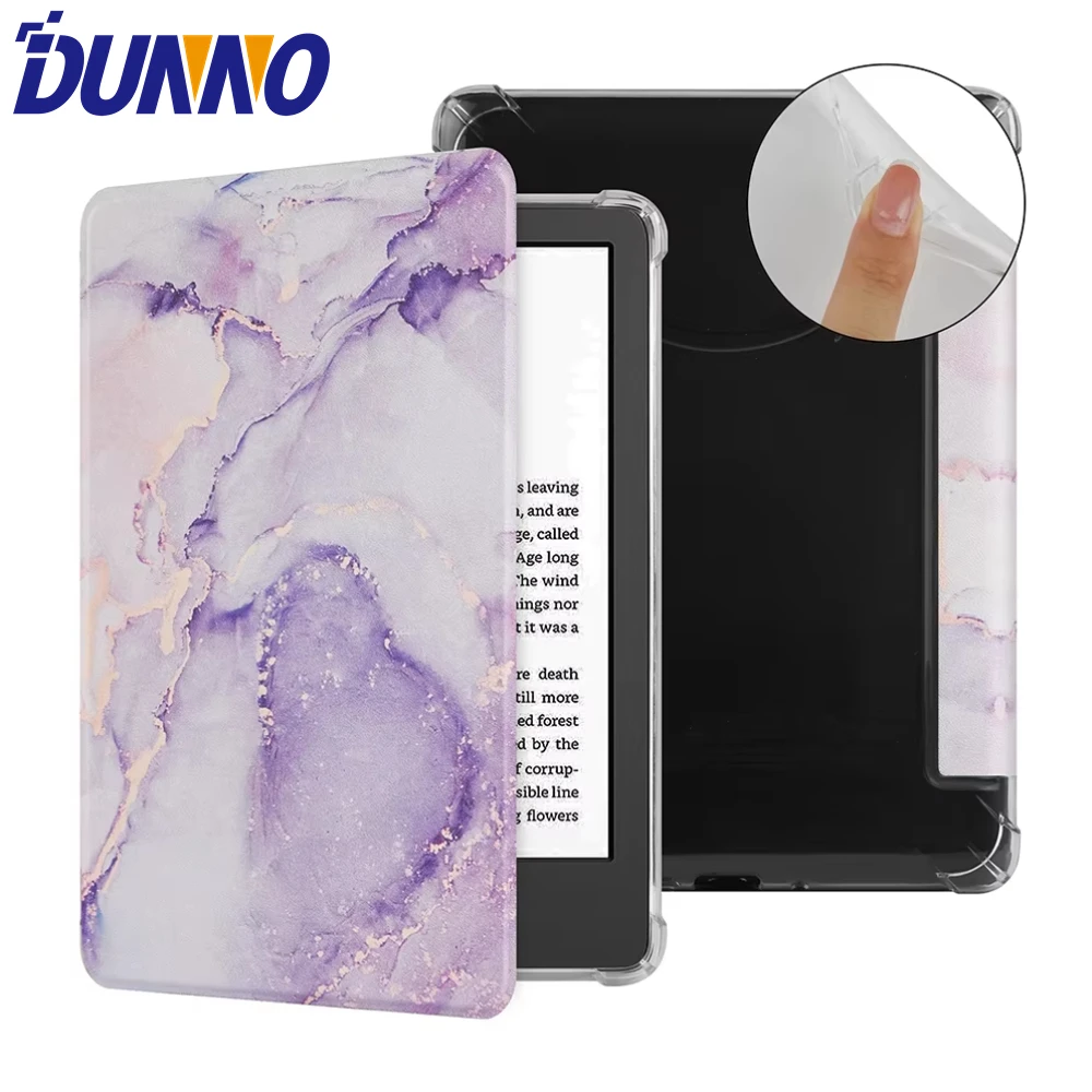 

Для Kindle Paperwhite 2024 чехол 12-го поколения 7-дюймовый фирменный выпуск прозрачный мягкий чехол из ТПУ с магнитным чехлом