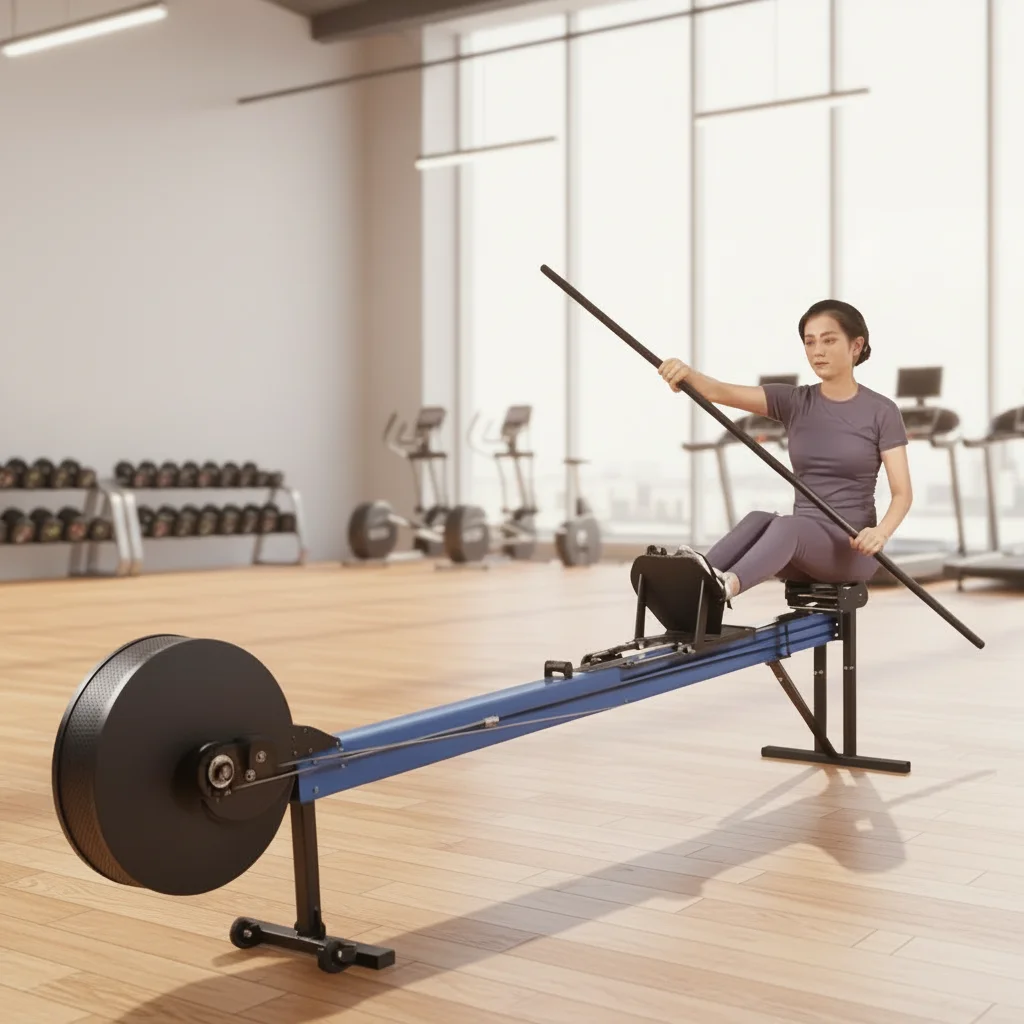 Compact Kayak Indoor Paddling Machine Cardio Training Kayak Ergometer Dragon Boat Air Rowing Machine