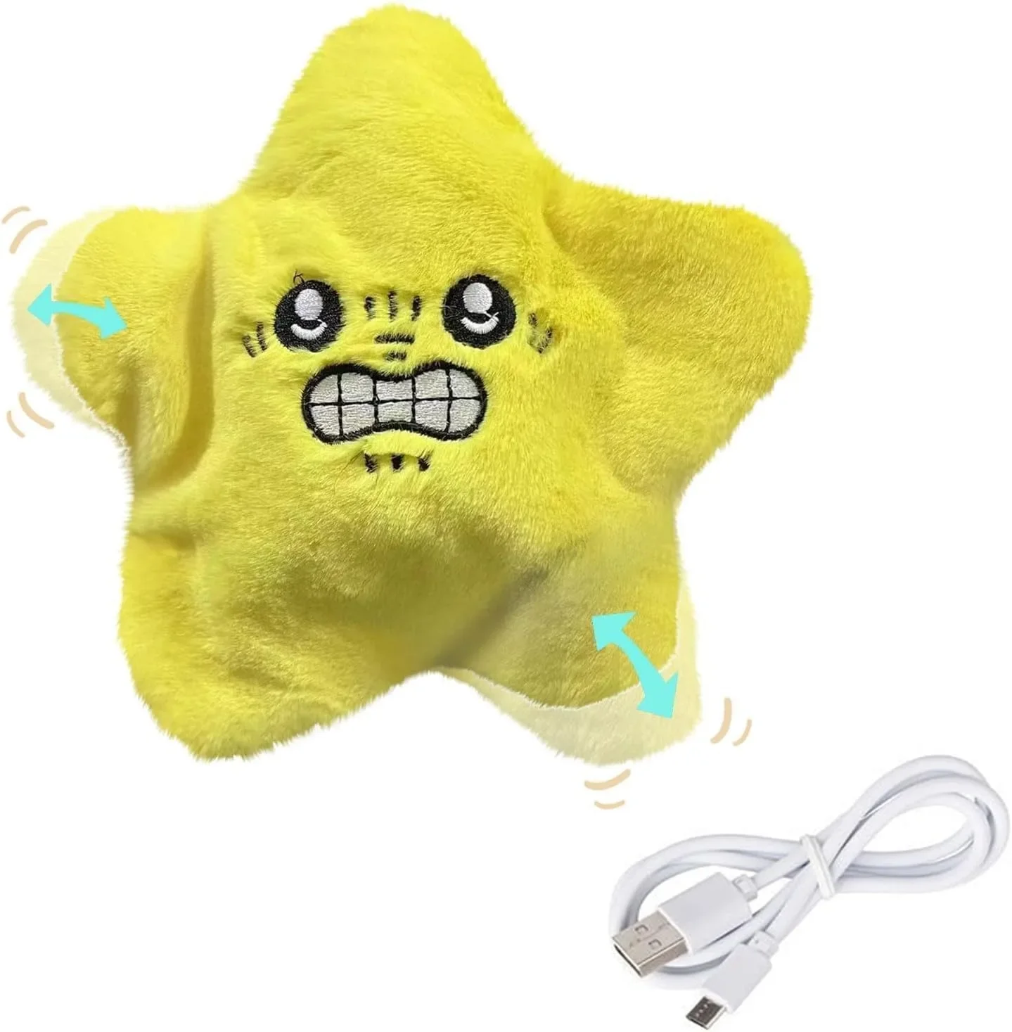 

Star Dancing Plush, Angry Star Plush Moving, Moving Chikawa Star Plush,Shooting Star Plushies Toy