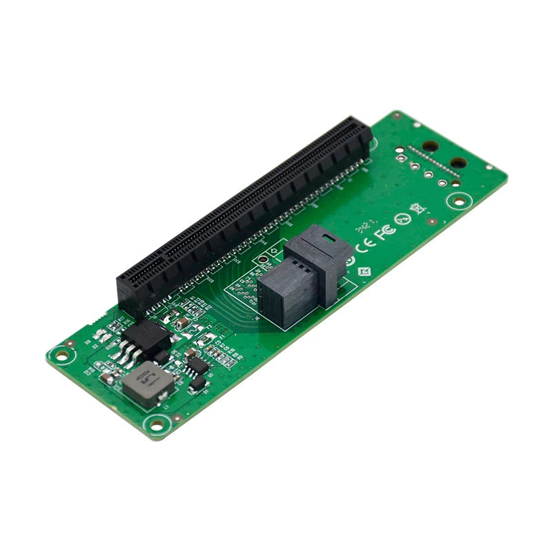PCIe x4 single port slot adapter card 1 SFF-8643 to slot adapter card 15Pin power socket