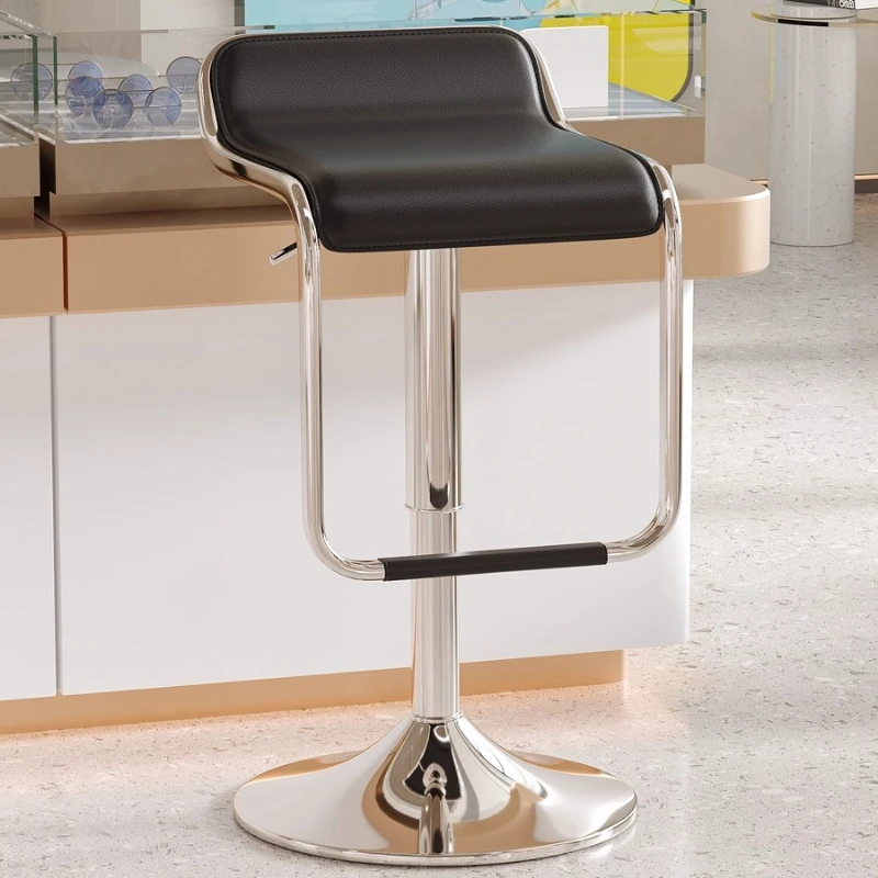 

Minimalist industrial Bar stool ergonomic Height adjustable Interior comfortable bar chairs modern design tabouret de comptoir