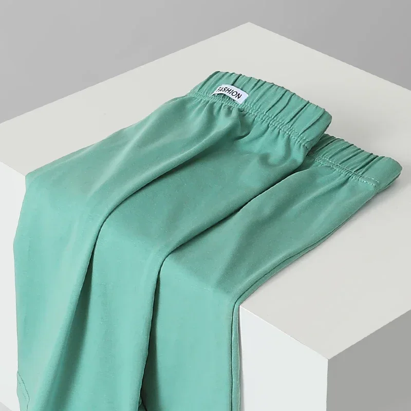 

3 комплекта мужского нижнего белья, хлопковые бриджи, дышащие шорты, боксеры, удобные и свободные домашние пижамные штаны.