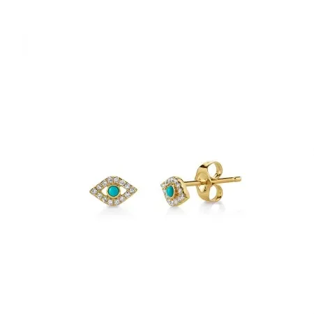 

sale!high quality cute girl women studs,925 silver fine cz Gem eye silver earring