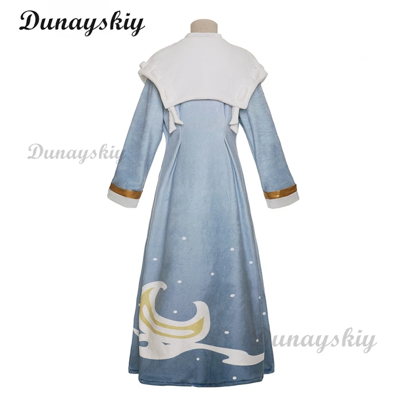 Camisón de luna creciente FF14 para hombre, disfraz de Cosplay blanco, ropa de dormir bonita, traje de fantasía, Unifoerms de Halloween, hecho a medida