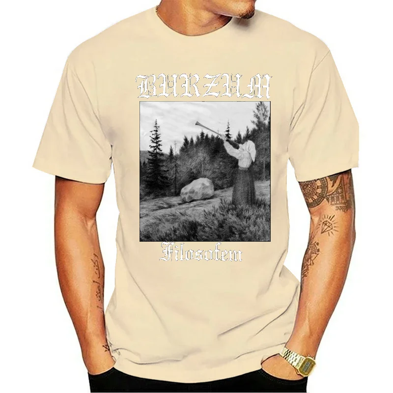 Burzum Men\'s Filosofem T-Shirt Black cotton tshirt men summer fashion t-shirt euro size summer tshirt drop shipping