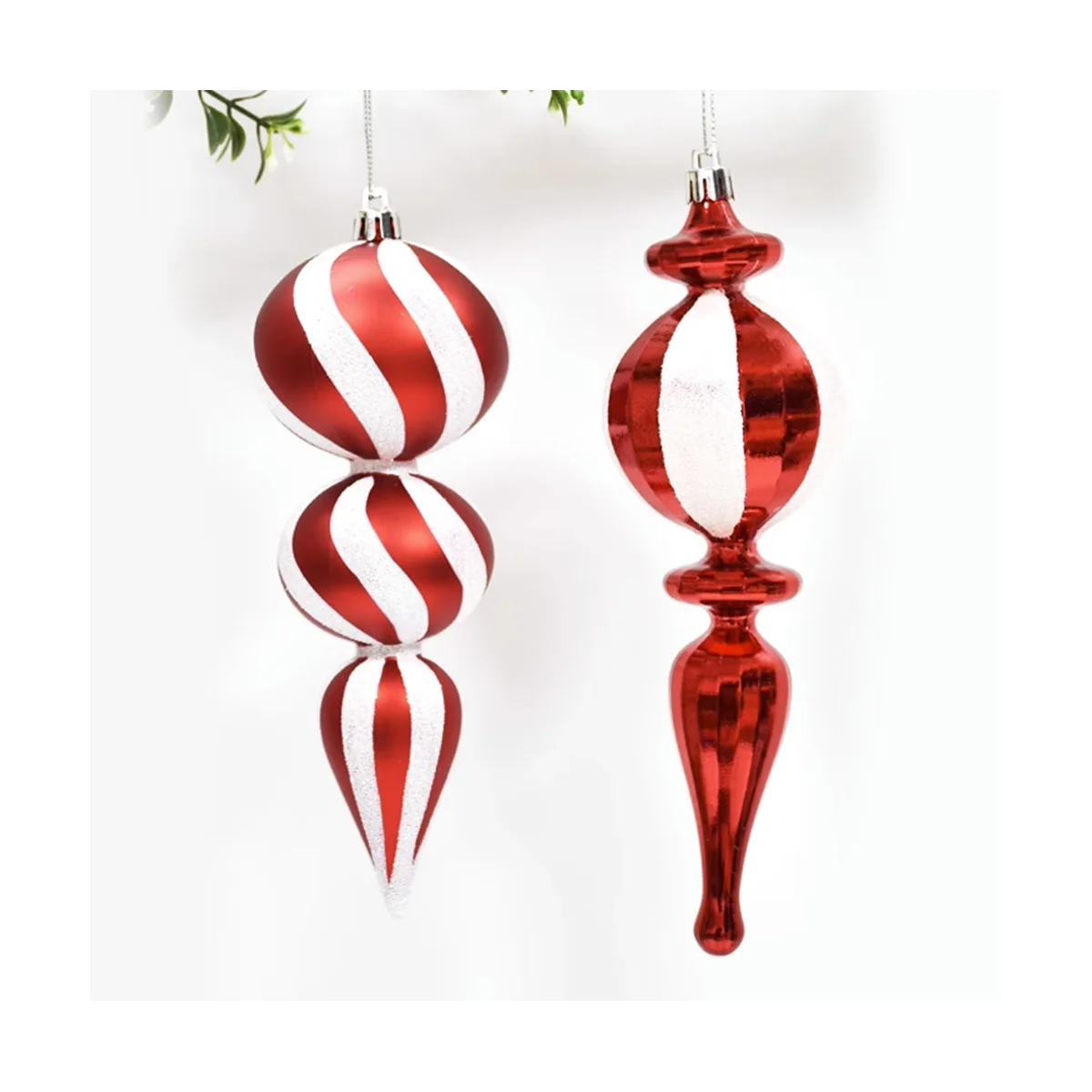 Adorno navideño para decoración del hogar, colgante artesanal de Año Nuevo, Bola de cebolla de árbol de Navidad