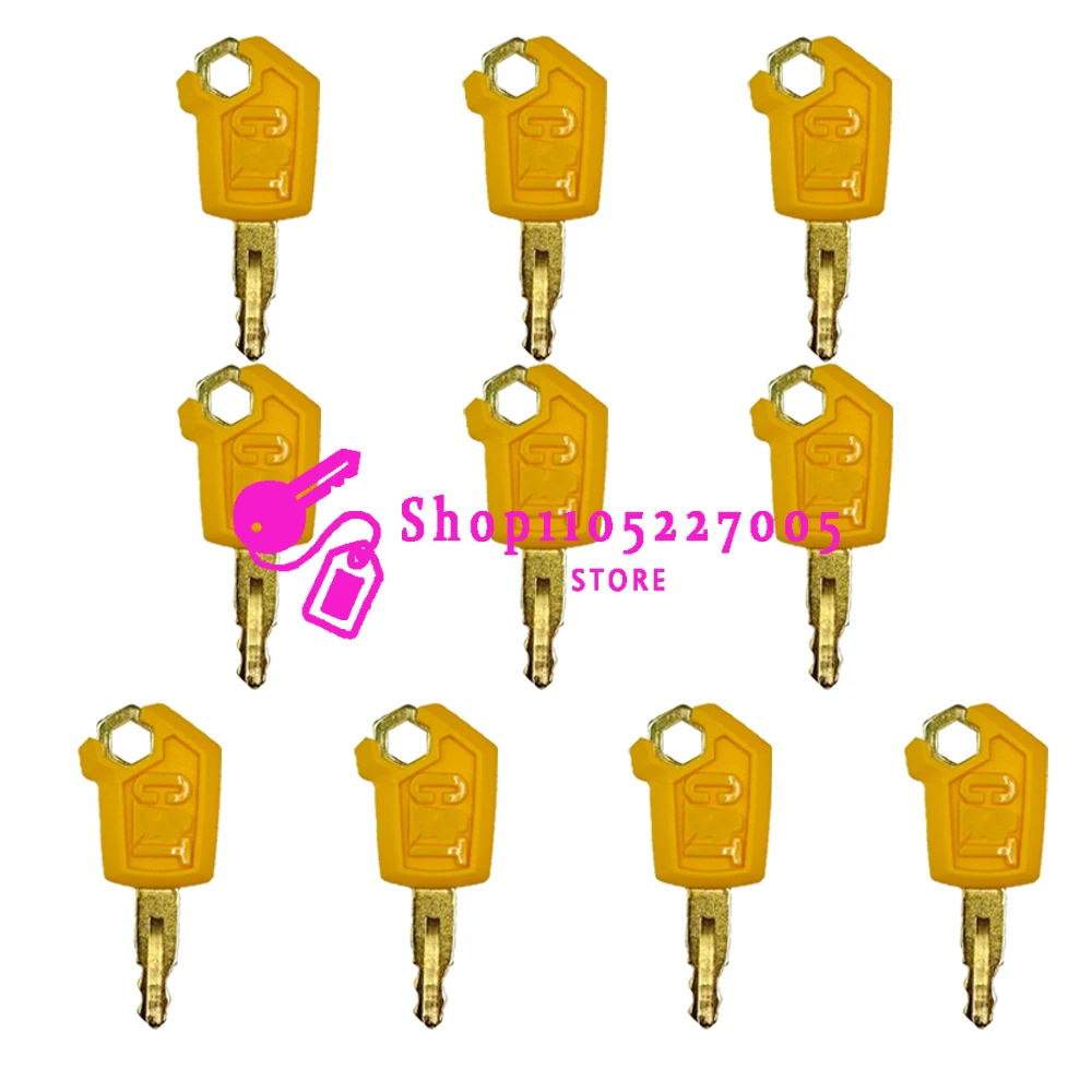 20/10/5/1 قطعة جديد 5P8500 مفاتيح صفراء ل CA حفارة مفاتيح E305.5 E307 E313 E320D2GC E323 بدء مفتاح الإشعال