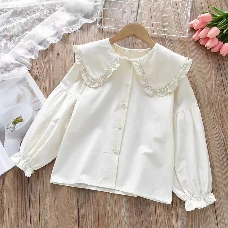 

T-Shirts Kids Clothes Vintage Casual Fairy Princess Tshirt Children's Clothing Toddler Girl Clothes Cute Elegant Long Sleeve Top