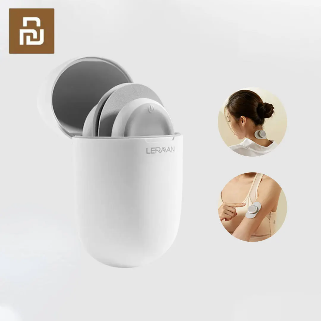 Youpin Leravan Magic Massage Stickers TENS Pulse Electrical Full Body Relax Muscle Portable Therapy Massager With Charging Case