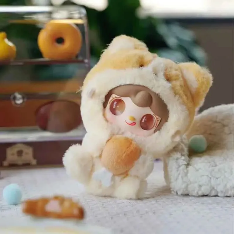 Yooki V10 Goumet restaurante serie Linda caja ciega de felpa caja misteriosa Kawaii adorno de escritorio coleccionables decoración tendencia juguete modelo regalo