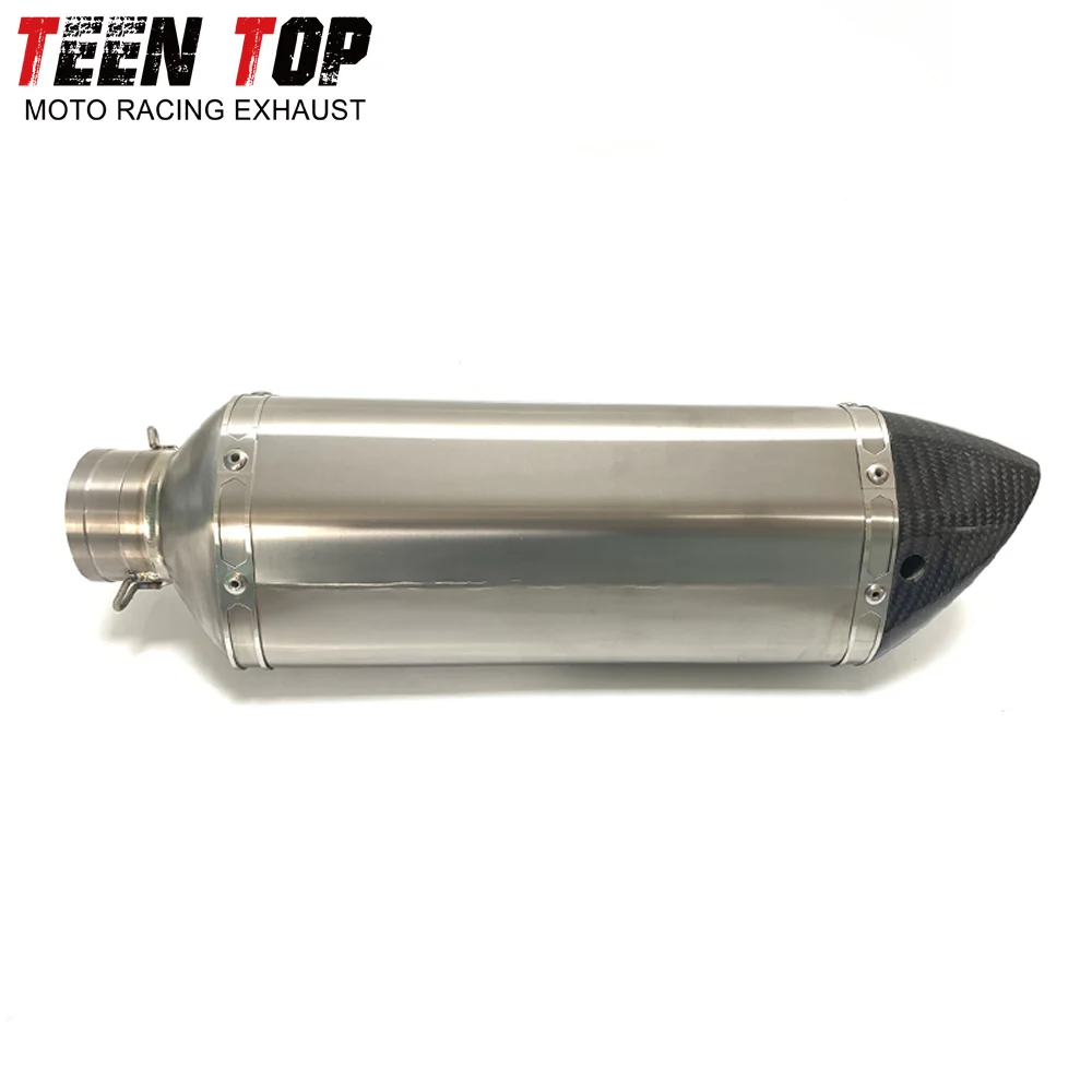 ل CF MOTO 800MT الانزلاق على العادم الأوسط وصلة الأنابيب 51 مللي متر دراجة نارية سبائك التيتانيوم العادم الخمار 800MT 2021 + ربط أنبوب #5