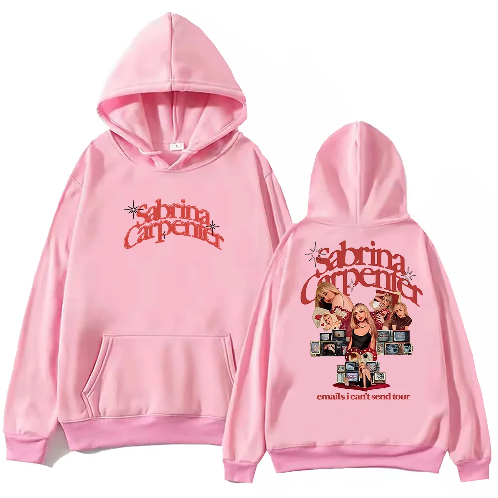 Sabrina Hoodie tur 2024 atasan Pullover Harajuku uniseks Hoodie lengan panjang hadiah penggemar Muisc Tour