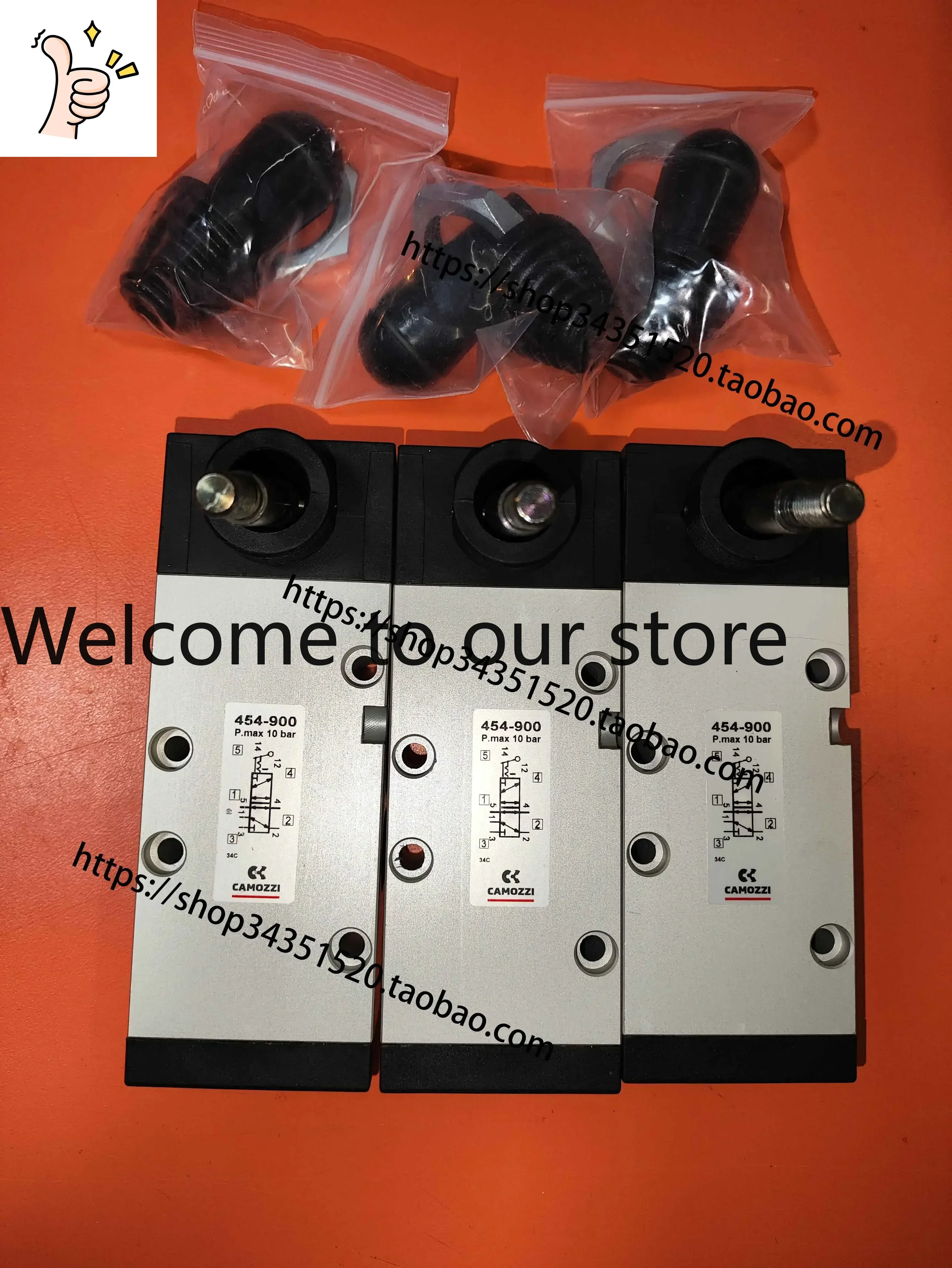 2026.4Customize CAMOZZI Kangmaosheng Solenoid Valve 454-900,454-905 Kangmaosheng Manual Valve (lever Valve).