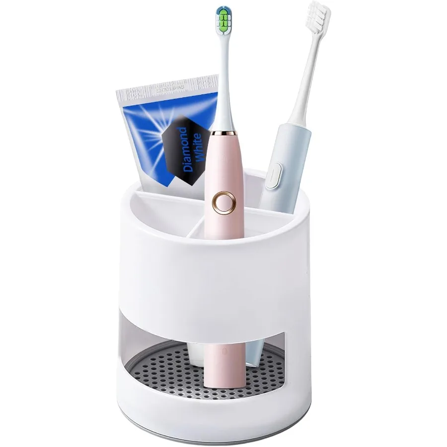 

Toothbrush HolderToothbrush Holders for Bathrooms Toothbrush Holder Draige 4 Slot Toothbrush and Toothpaste Holder Storage Cadd