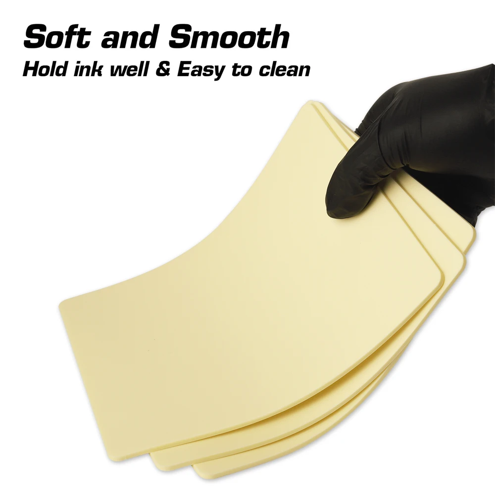 EMALLA 10 قطعة ممارسة الوشم الجلد 3 مللي متر سيليكون الجلد وهمية مزدوجة الوجهين لتدريب ماكياج دائم توريد الوشم الملحقات #3