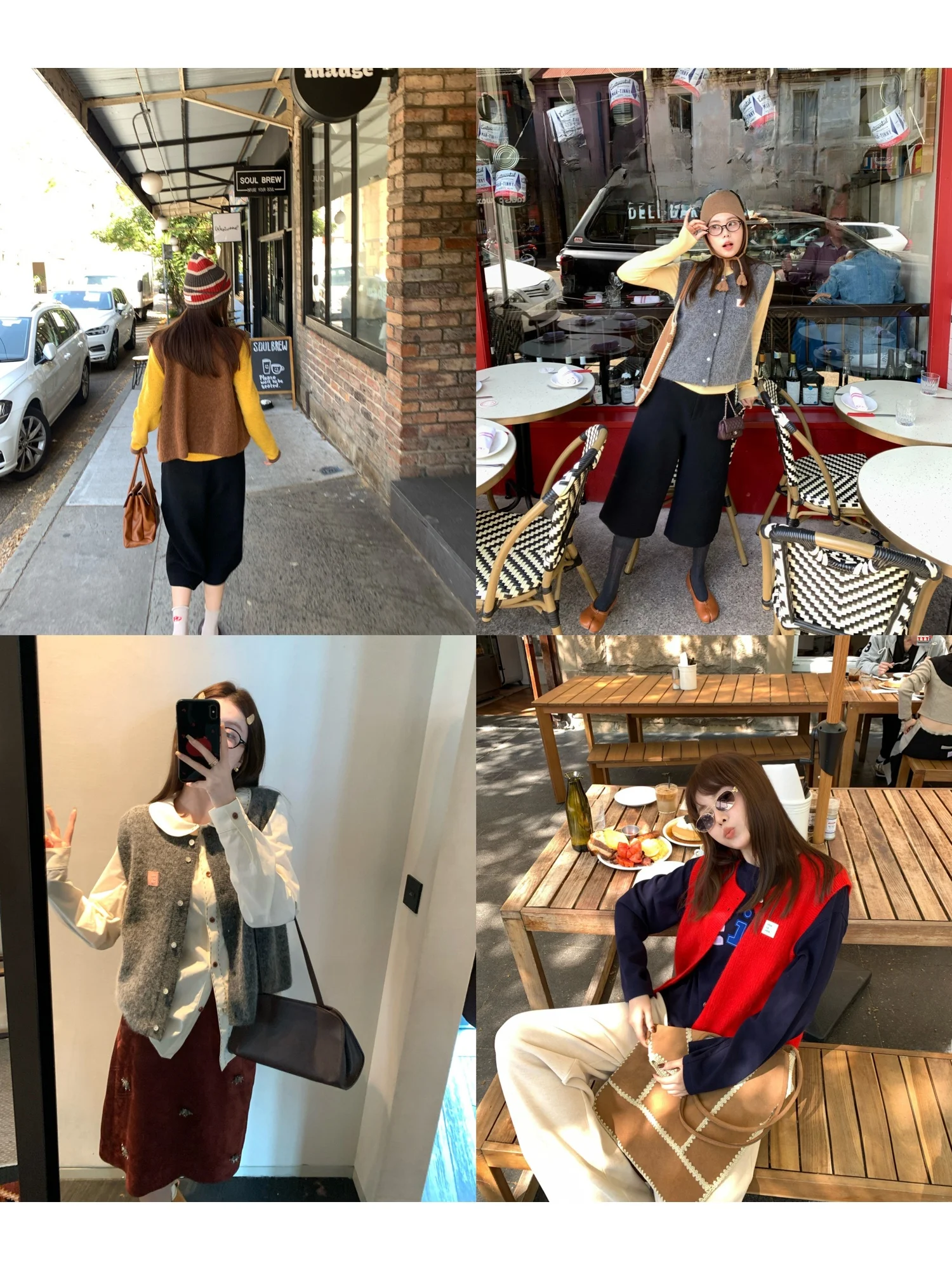 

Realzz Official Soft Alpaca Wool Base Layer Open Cardigan Vest Multiple Wearabilities Comfortable Loose Fit Women's Sweater