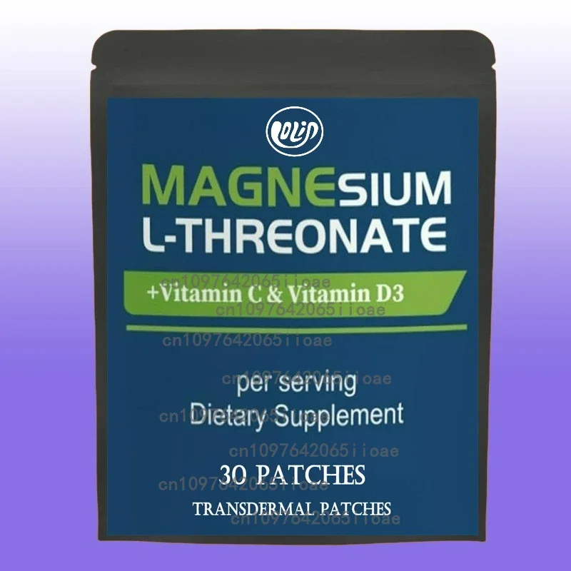 

Magnesium L -threonate, Vitamin D3- Promotes Brain , Enhances Memory, Concentration & Cognition, Energy Transdermal Patch