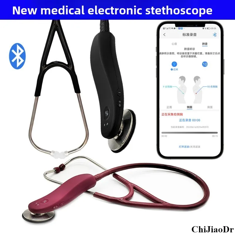 

Doctor Pregnant Woman Internal Medicine Cardiopulmonary Auscultation Wireless Bluetooth Intelligent Electronic Stethoscope